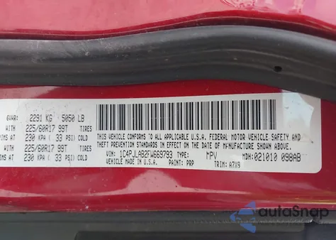 2015 Jeep Cherokee Sport from USA, damaged, VIN 1C4PJLAB2FW669793